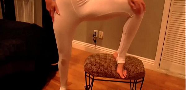  You always get so hard when I wear these yoga pants JOI
